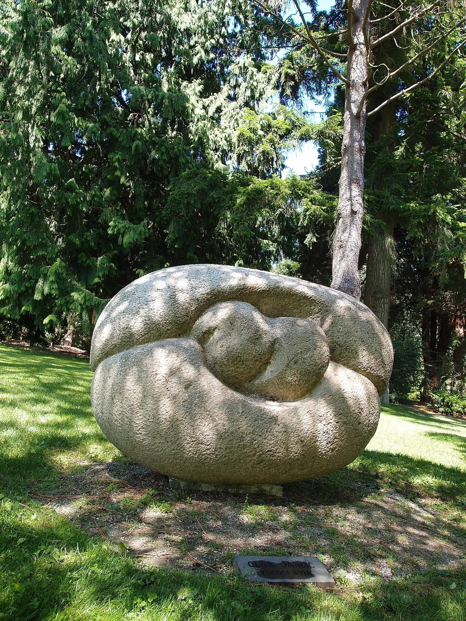 Beelden in de VanDusen Botanical Garden