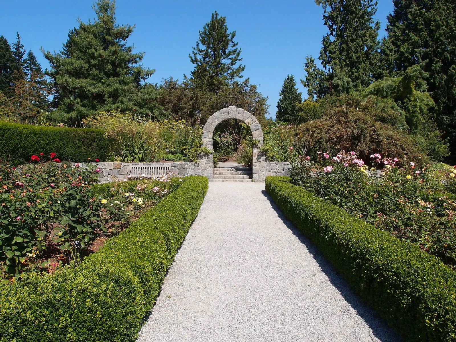 Beelden in de VanDusen Botanical Garden