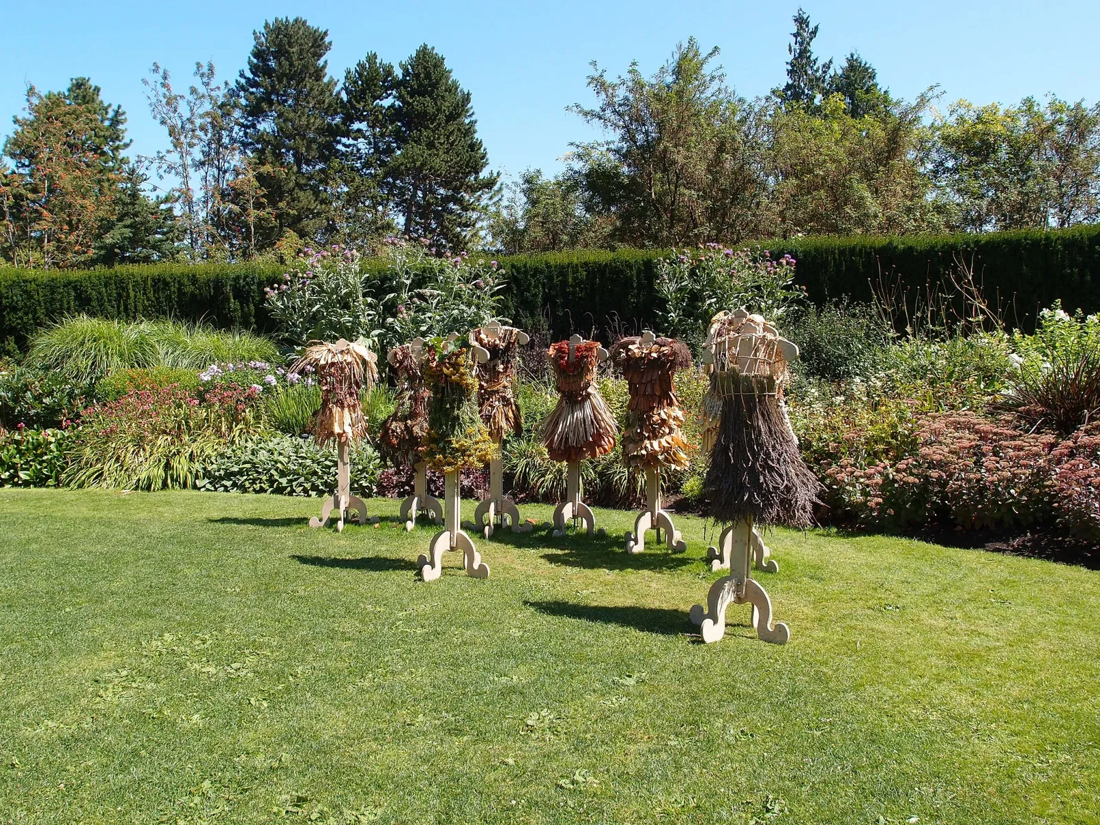Beelden in de VanDusen Botanical Garden