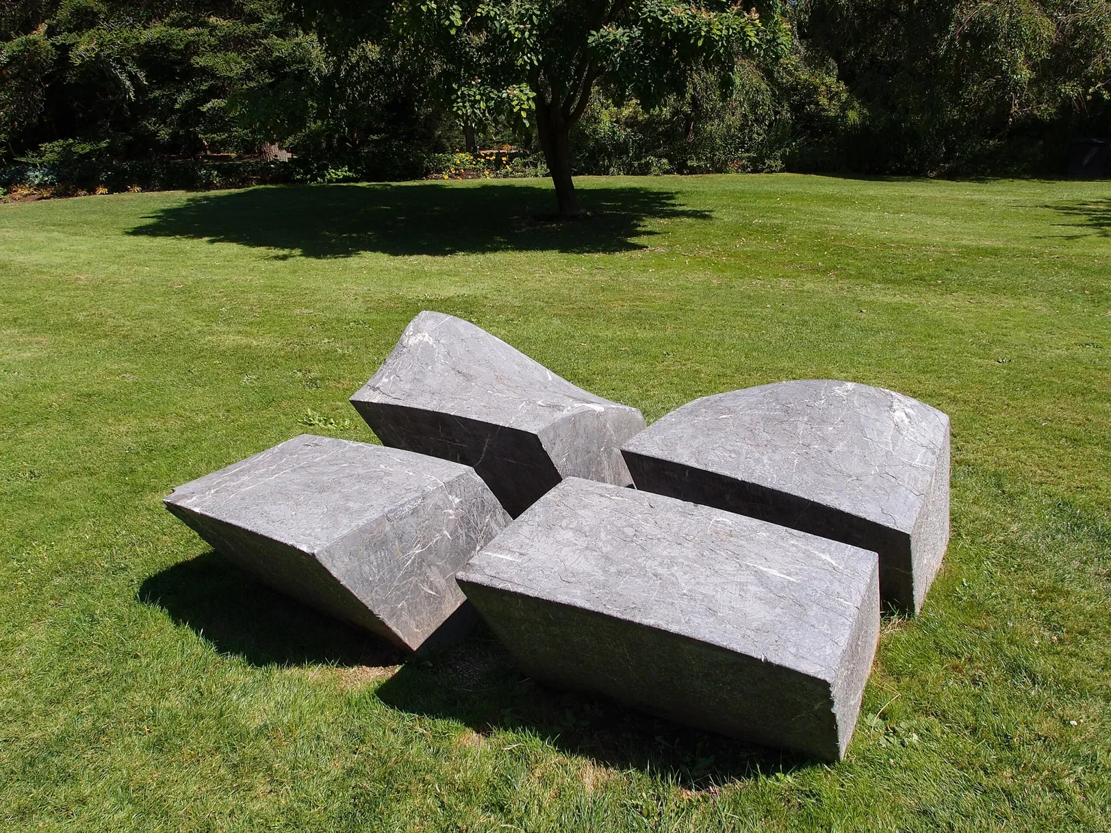 Beelden in de VanDusen Botanical Garden