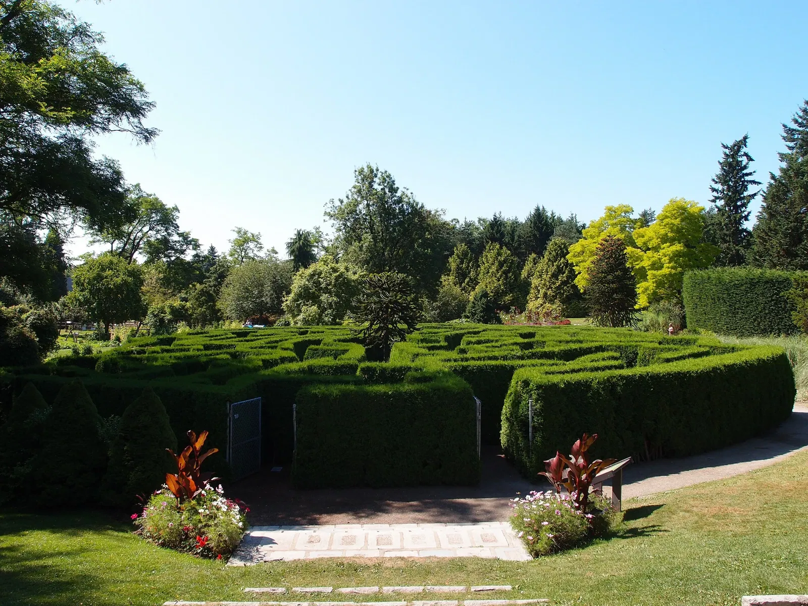 Beelden in de VanDusen Botanical Garden