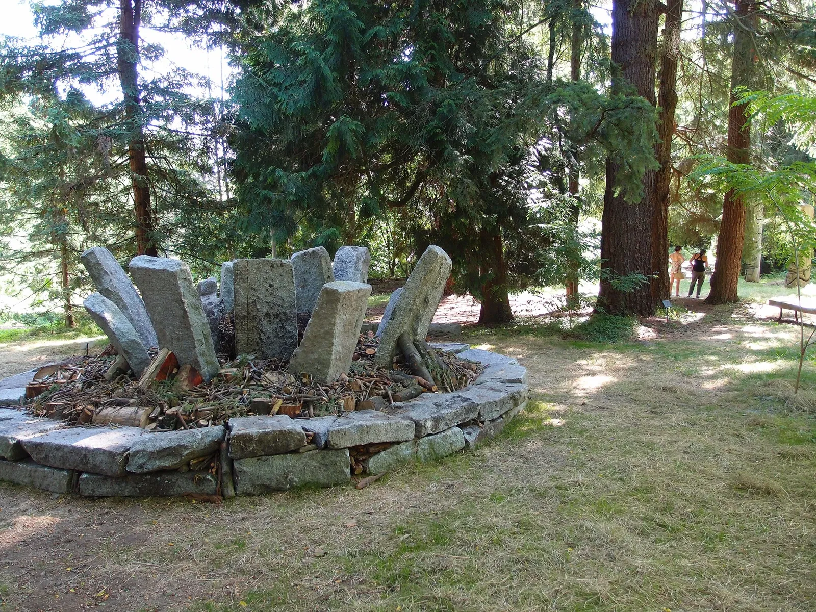 Beelden in de VanDusen Botanical Garden