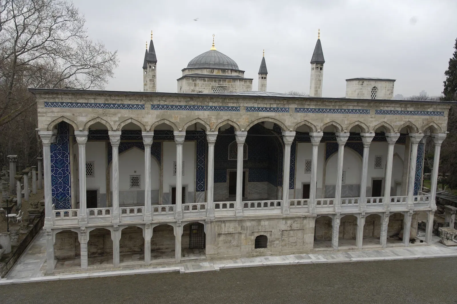 Kiosque carrelé