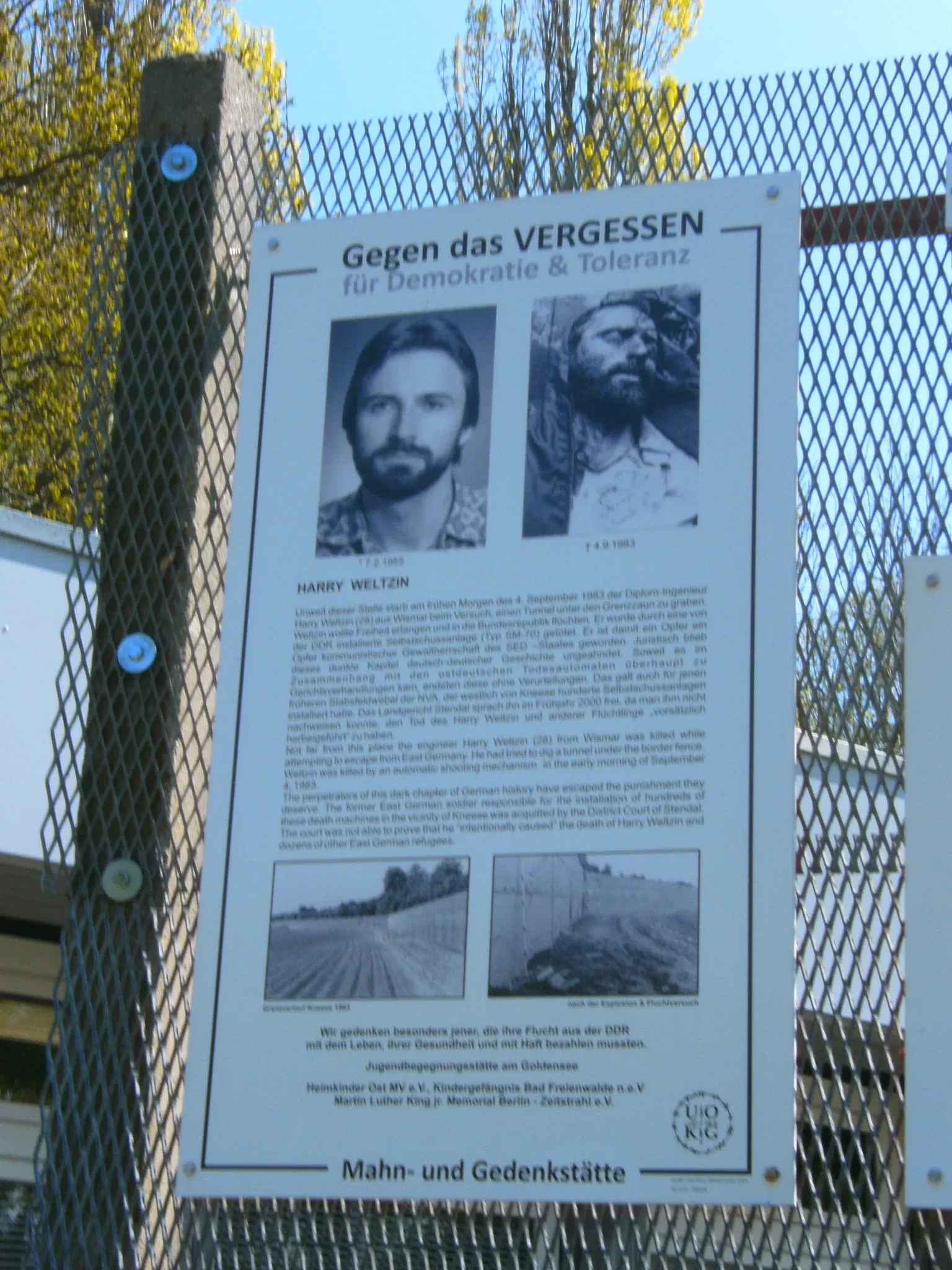 Grenzdokumentations-Stätte Lübeck-Schlutup