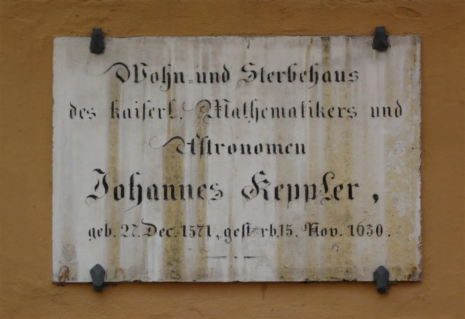 Kepler's Last Residence & Museum