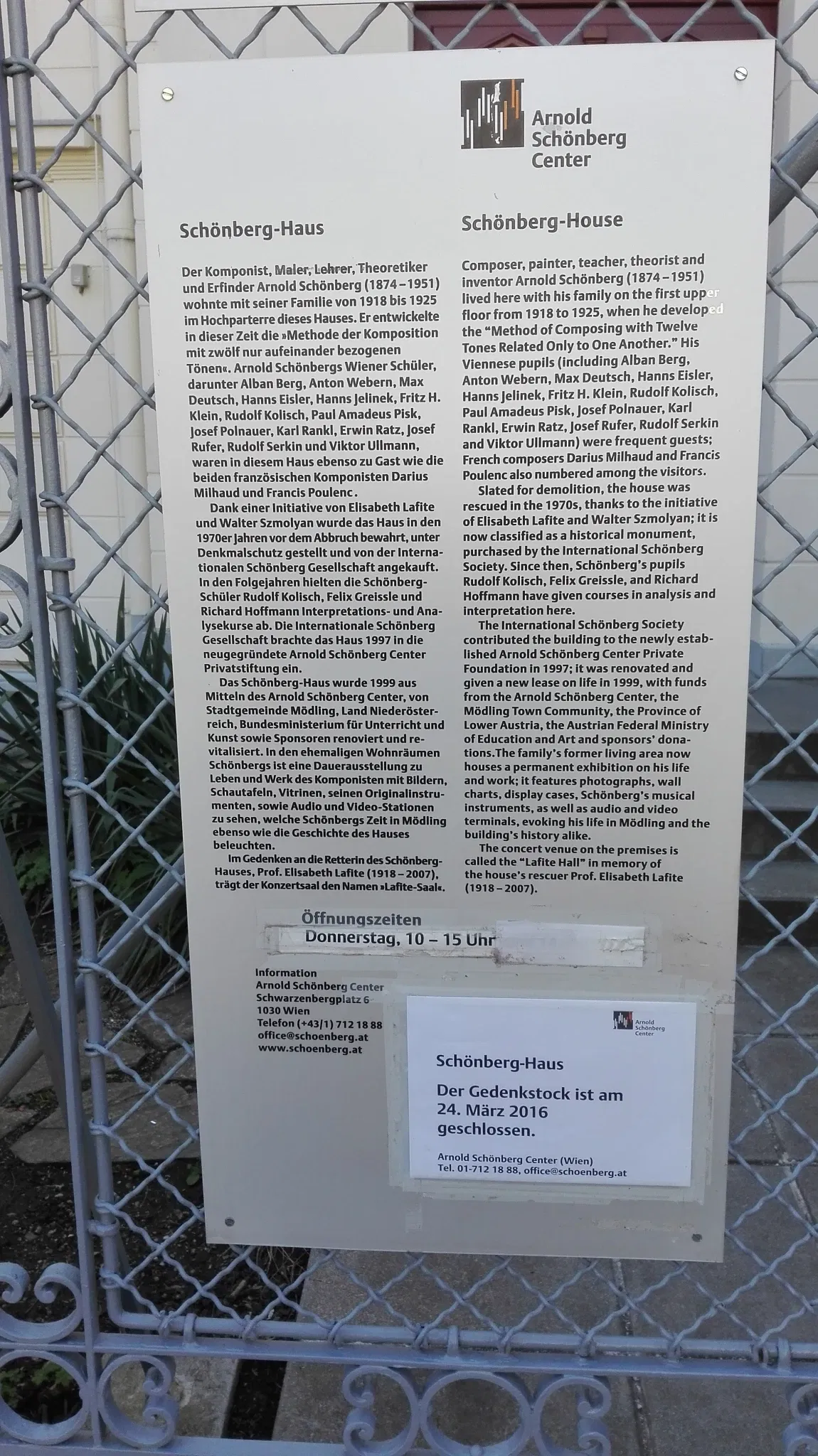 Schönberg-Haus Mödling