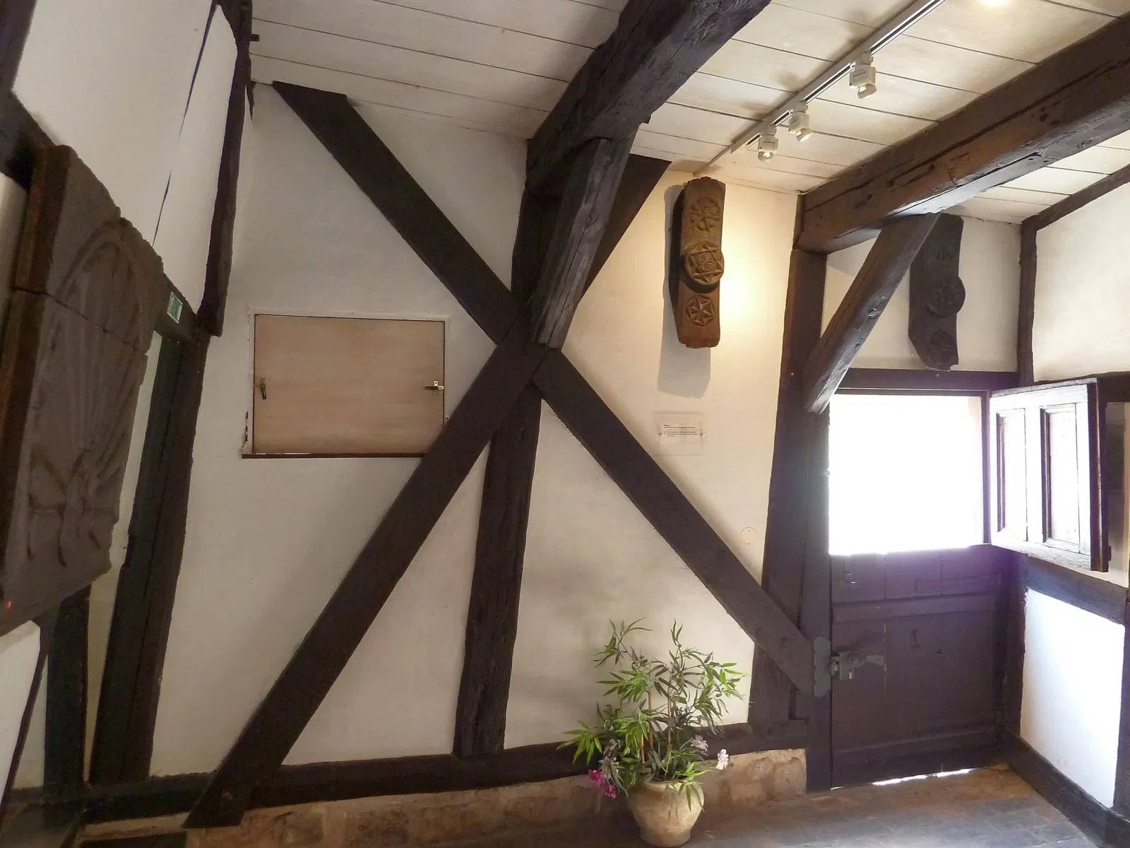 Half-timbered museum in a frame building