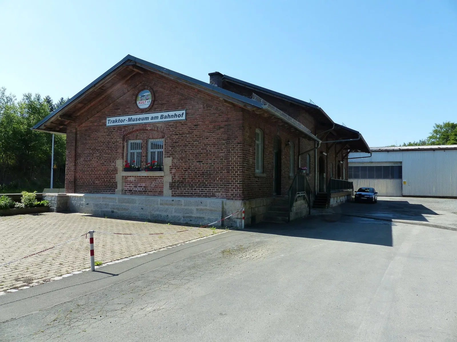 Traktor Museum am Bahnhof