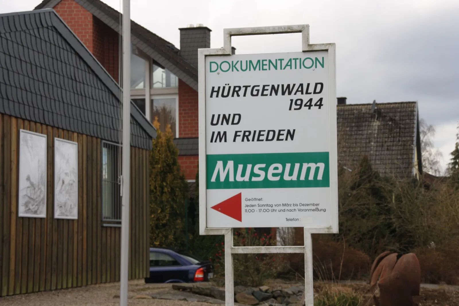 Museum Huertgen Forest 1944 and in Peacetime