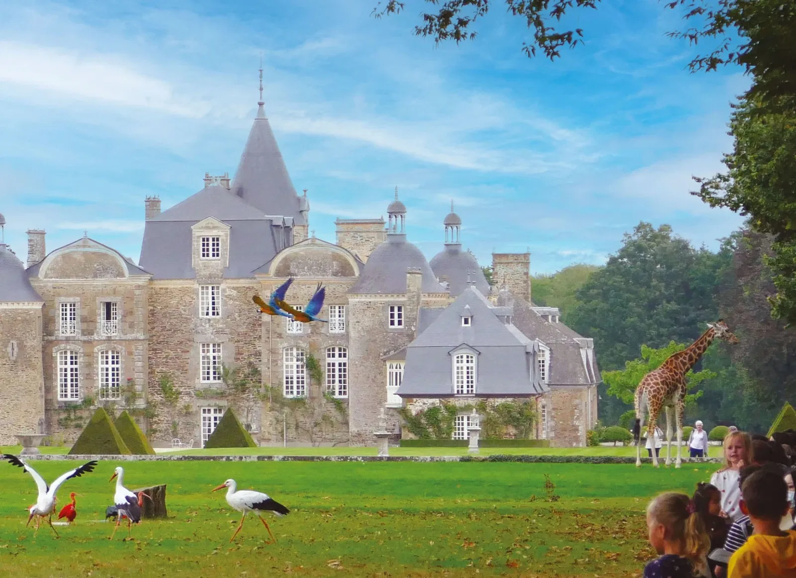 Château et Parc zoologique de la Bourbansais