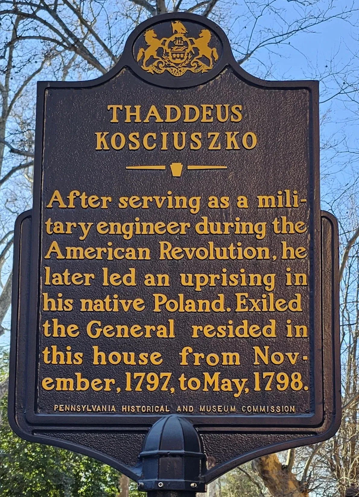 Thaddeus Kosciuszko National Memorial