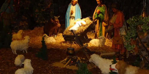 Huge nativity scene