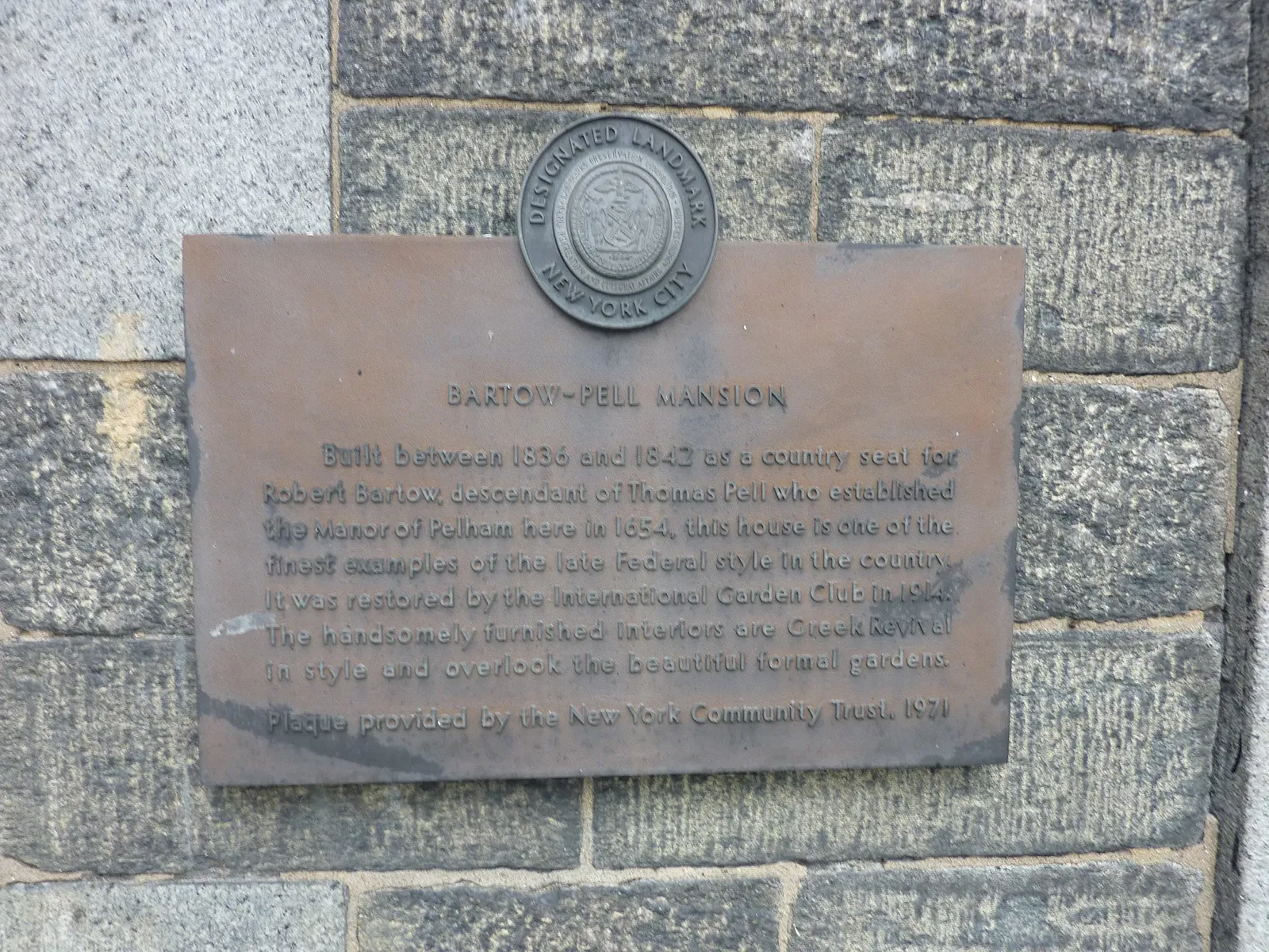 Bartow-pell Mansion Museum