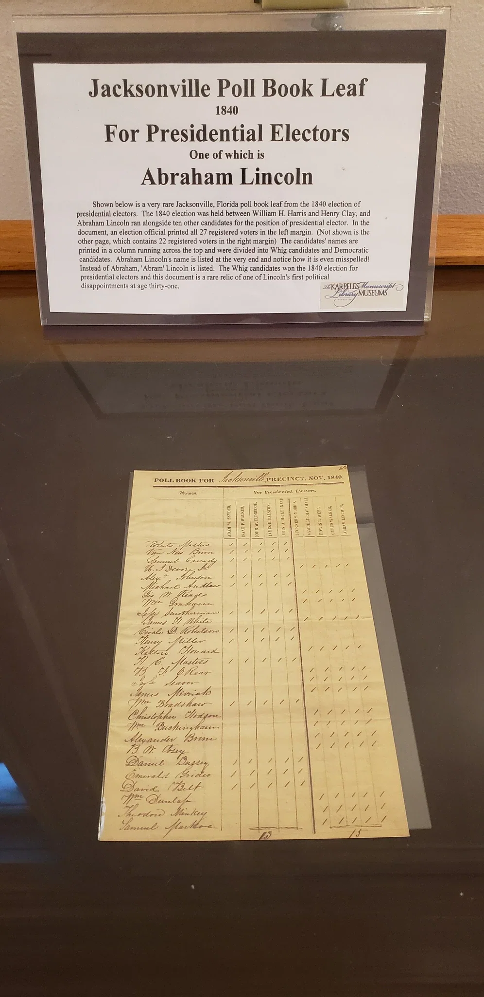 Karpeles Manuscript Library Museum - Jacksonville, FL (CLOSED)