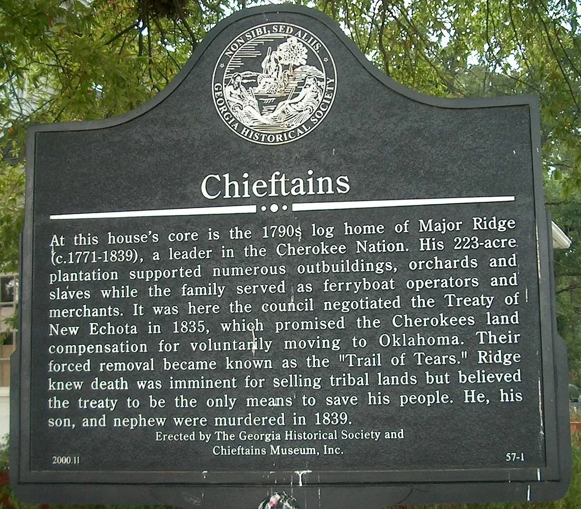 Chieftains Museum - Major Ridge Home