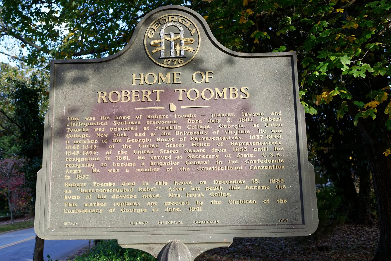 Robert Toombs House State Historic Site