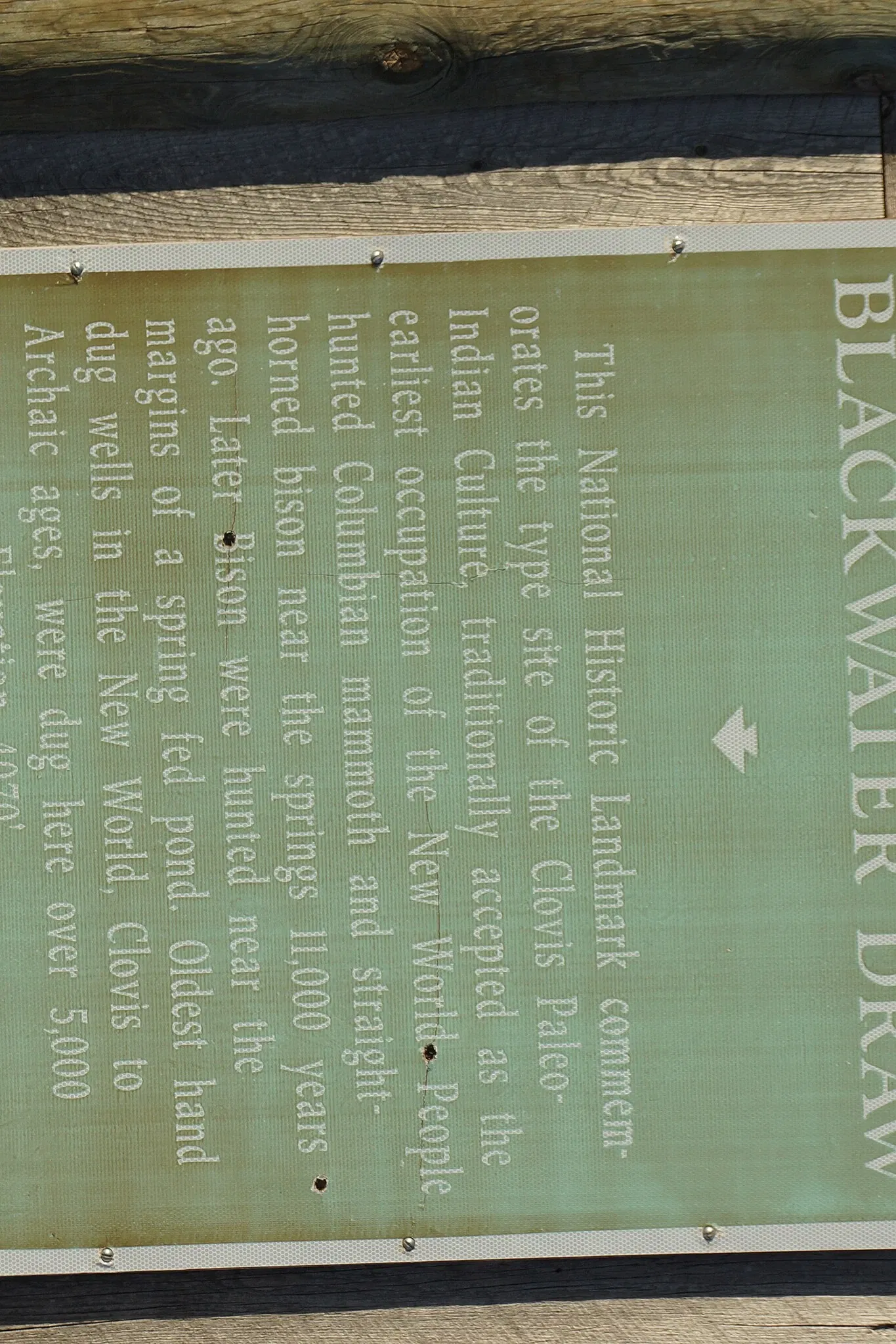 Blackwater Draw Site and Museum