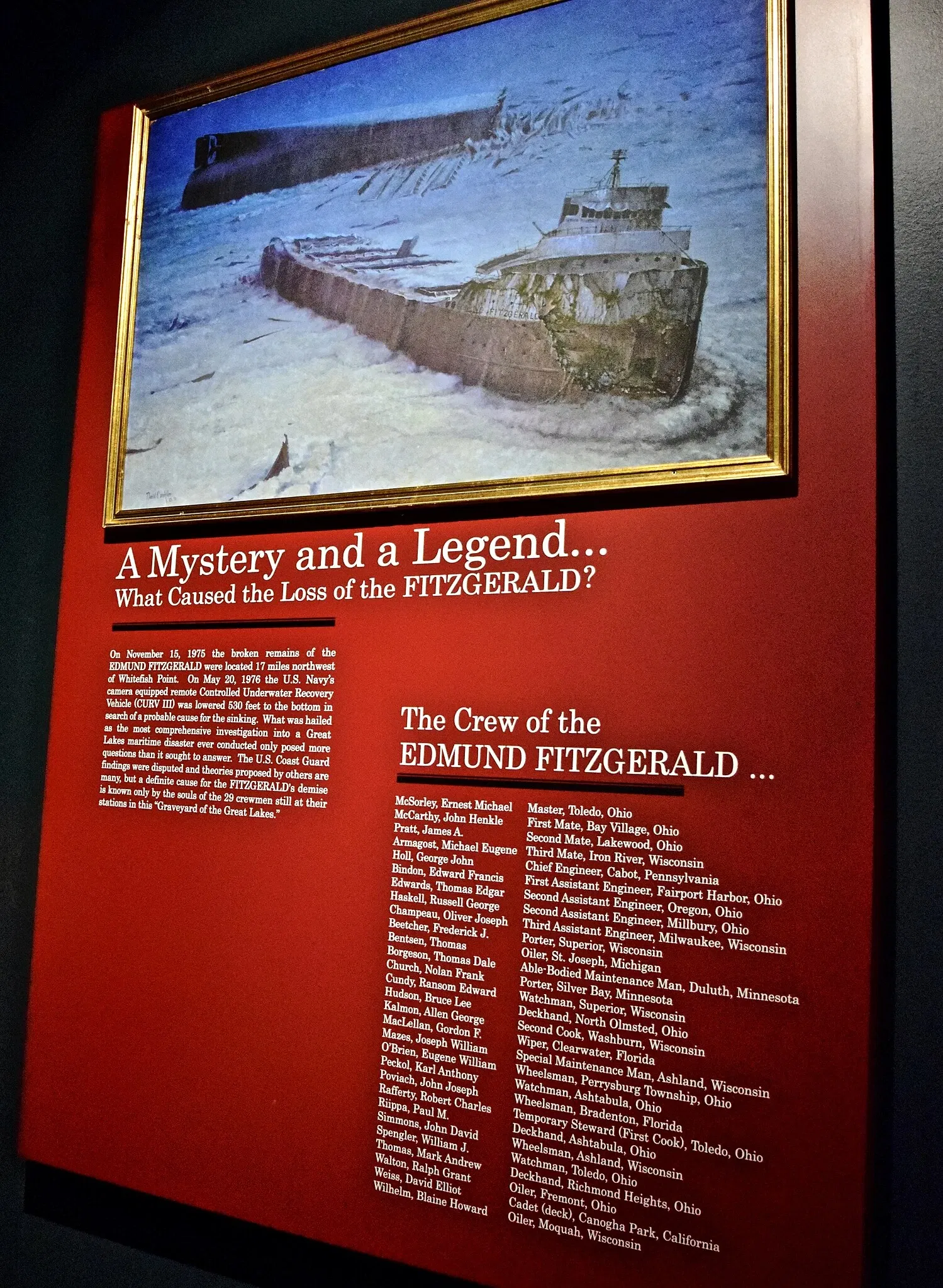 Great Lakes Shipwreck Museum