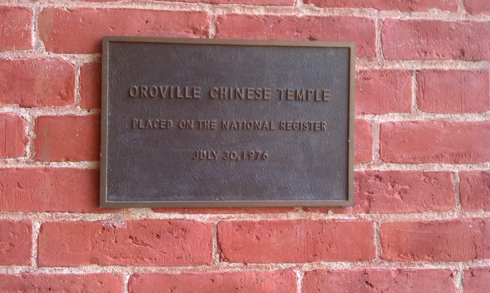 Oroville Chinese Temple