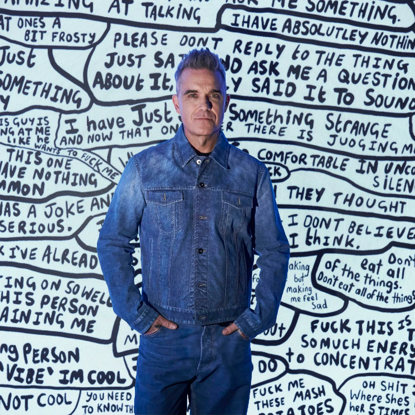 La prima mostra d'arte di Robbie Williams