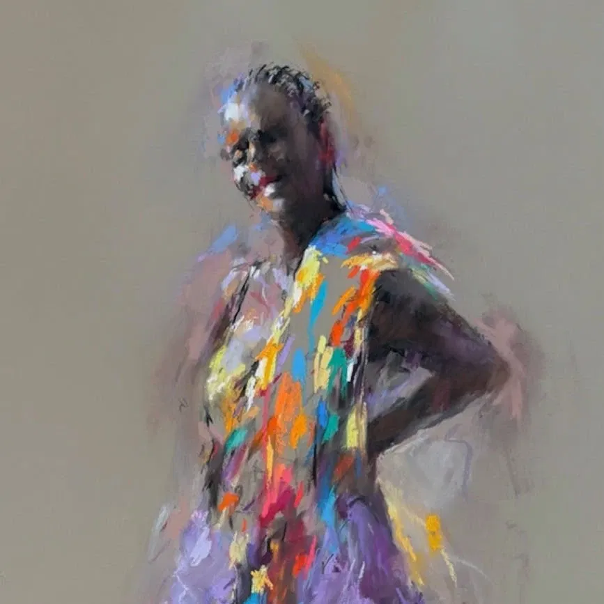 Dibujos al pastel "Beautiful People" de Dinie Boogaart