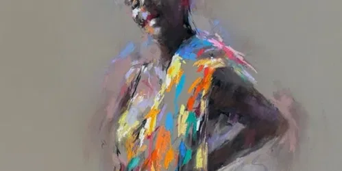 Dinie Boogaart's "Beautiful People" tekeningen in pastel