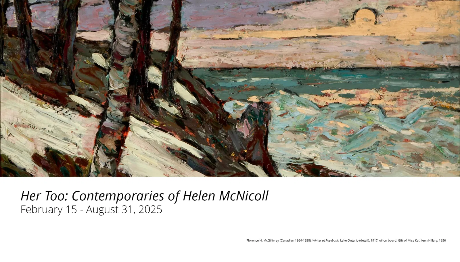 Her Too: Contemporaries of Helen McNicoll