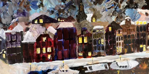 Annual exhibition of painting students at Koppelkerk