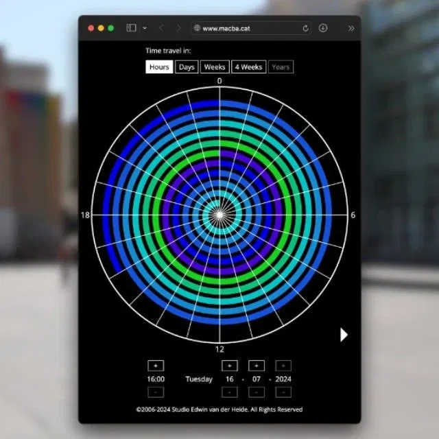 Spirale der Zeit: Plaça dels Àngels
