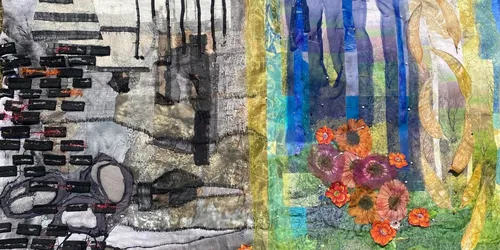 ZIJSPOREN. Textiele werken van het VeelZijdeg Collectief.