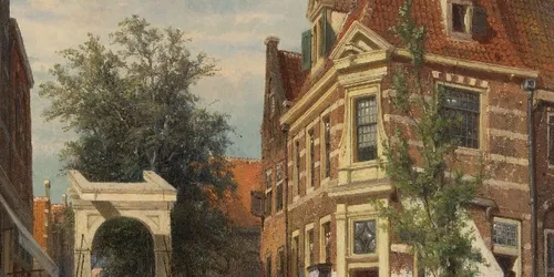 Schilderij Cornelis Springer (tijdelijk te zien)