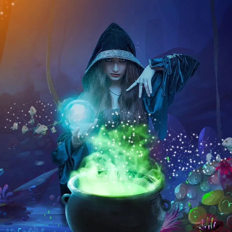 Halloween unter Wasser