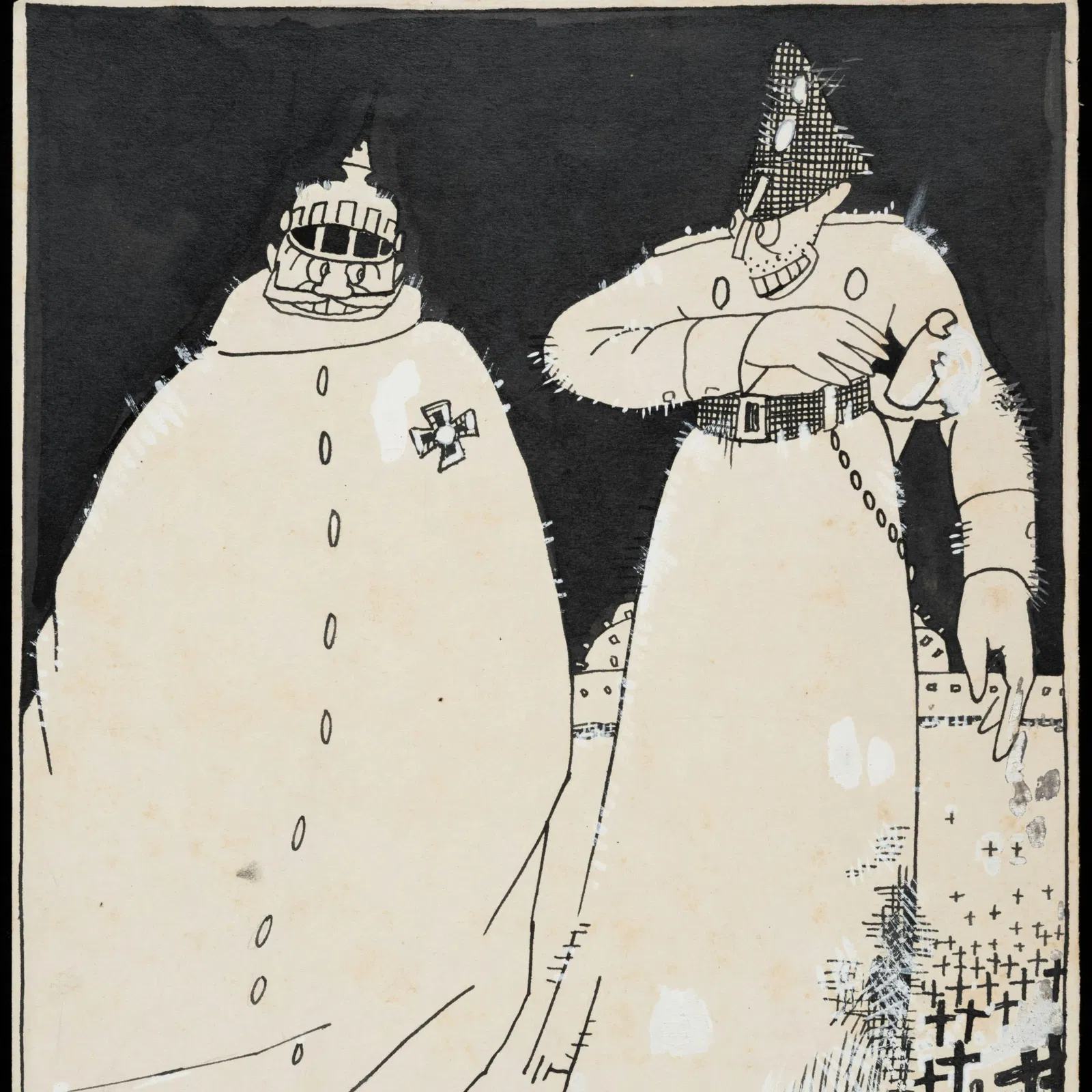 Dessins du Museu Nacional : Les étincelles de la guerre (1914-1918)