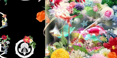 Blumen-Aquarium-Gala