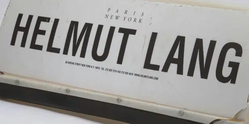 Helmut Lang: Sesión de trabajo 1986-2005