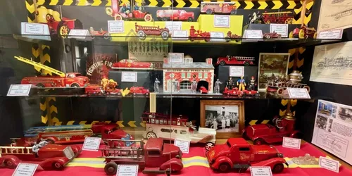 1880-1950s Firetruck Model Exhibit