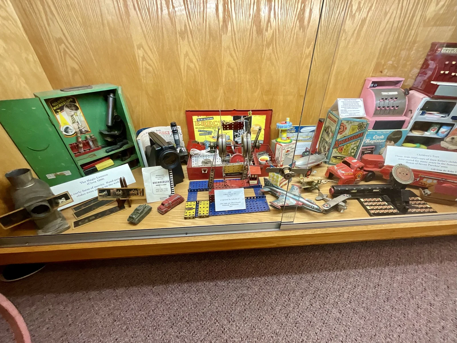 Antique and vintage toy display