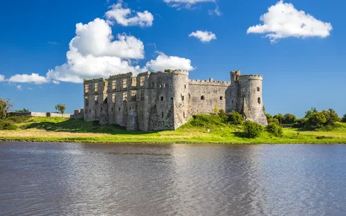 Carew Castle and Tidal Mill