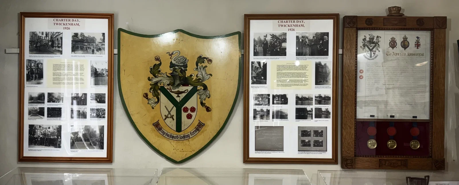 Two displays on the birth of the borough and 25 years of the museum being open