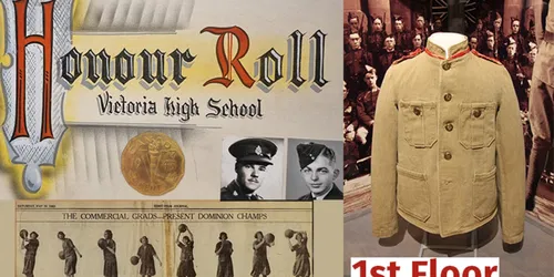 1st Floor: School Days, High School, WWI and WWII
