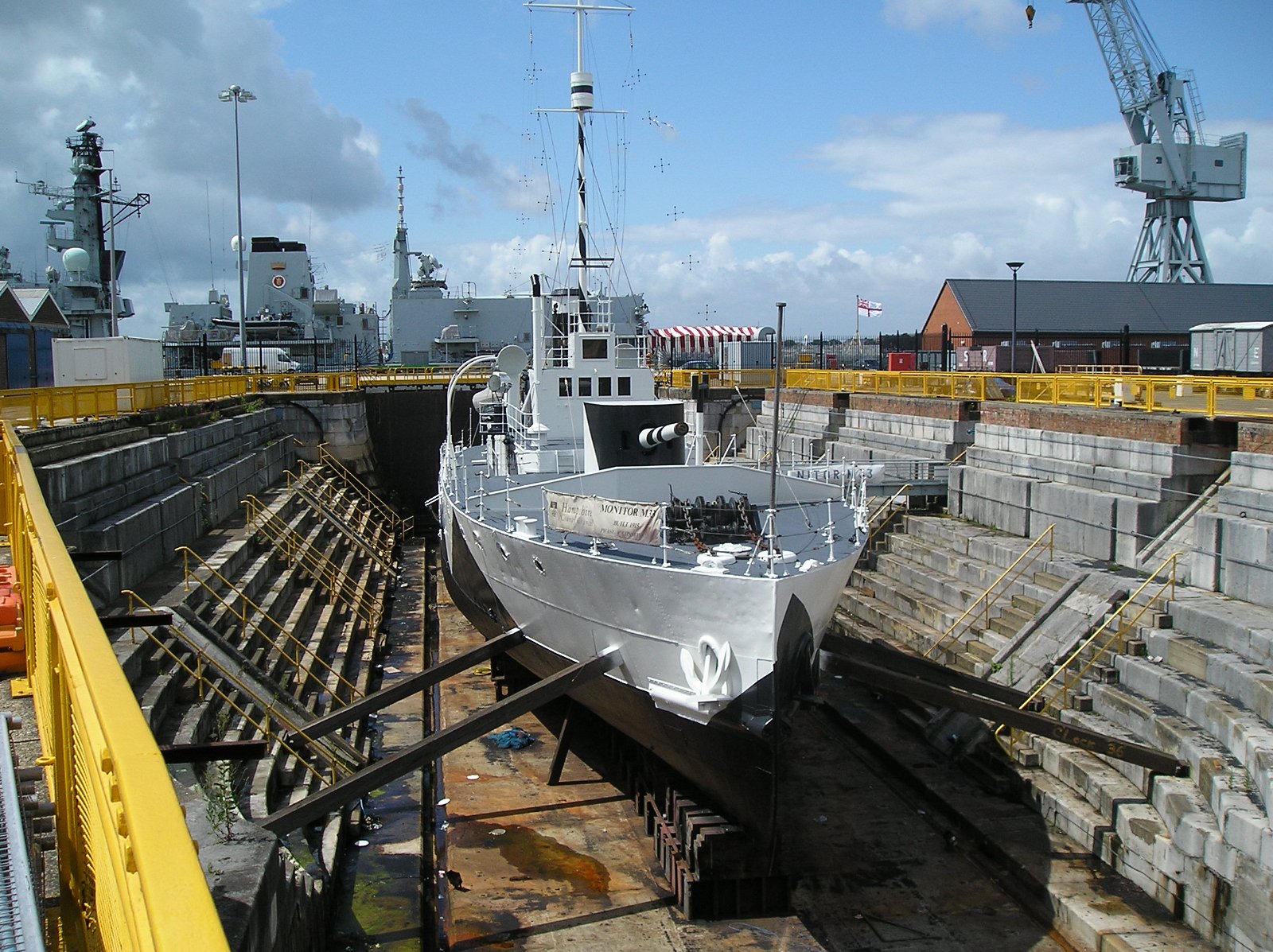 HMS M.33 at Portsmouth Historic Dockyard