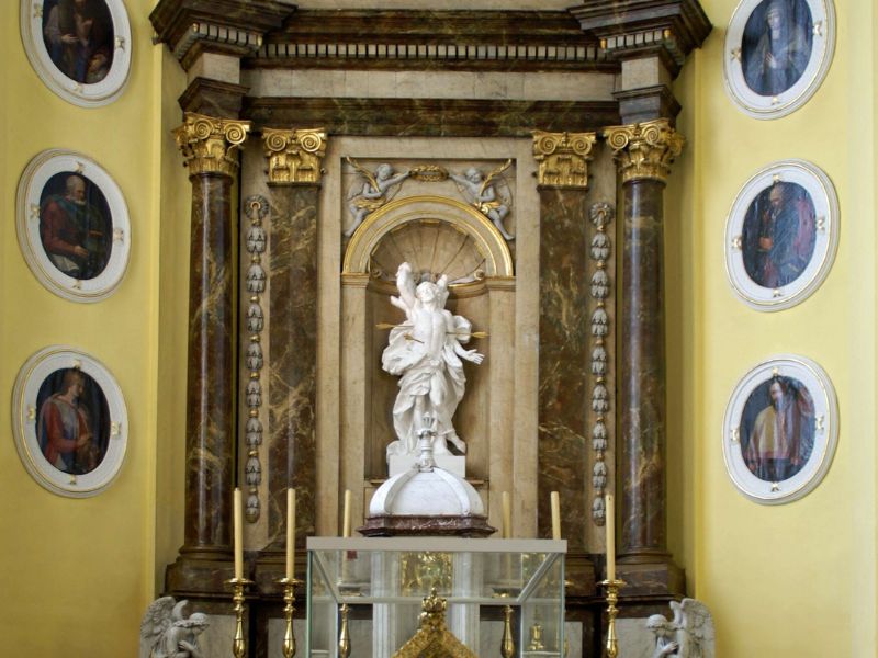 Schatkamer van de kerk van Sint-Sebastiaan