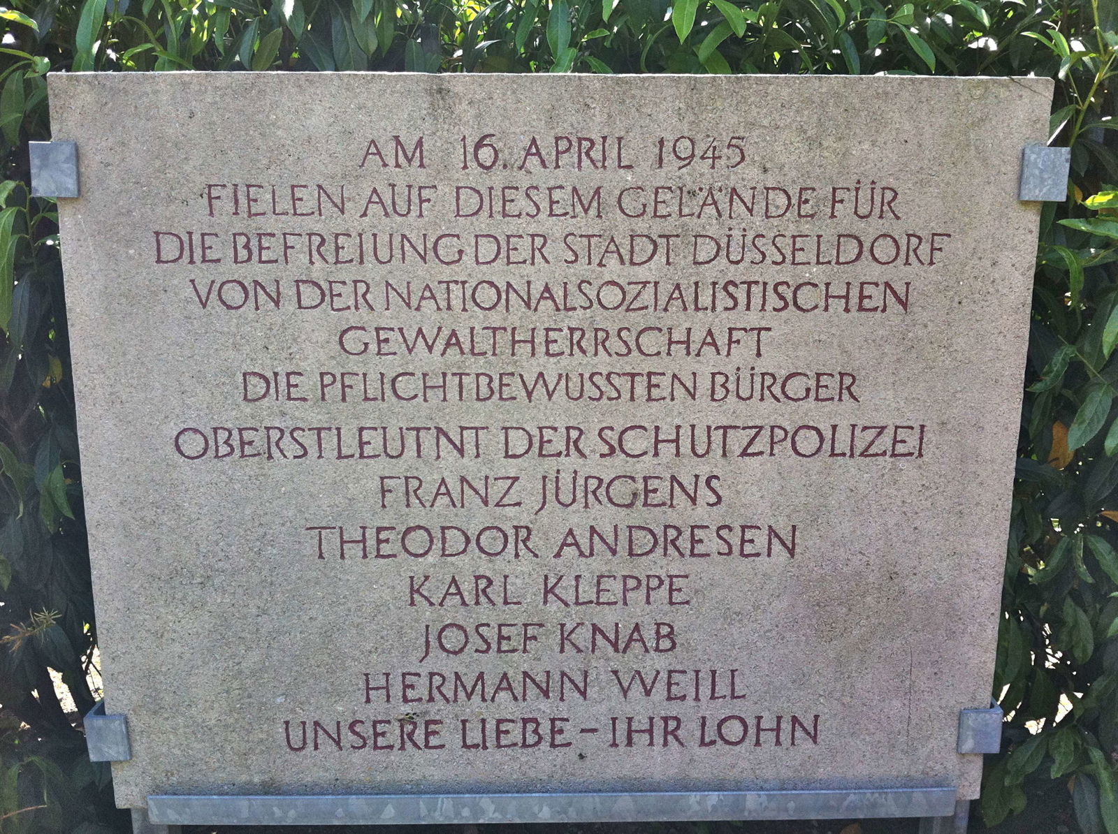 Mahn- und Gedenkstätte Düsseldorf