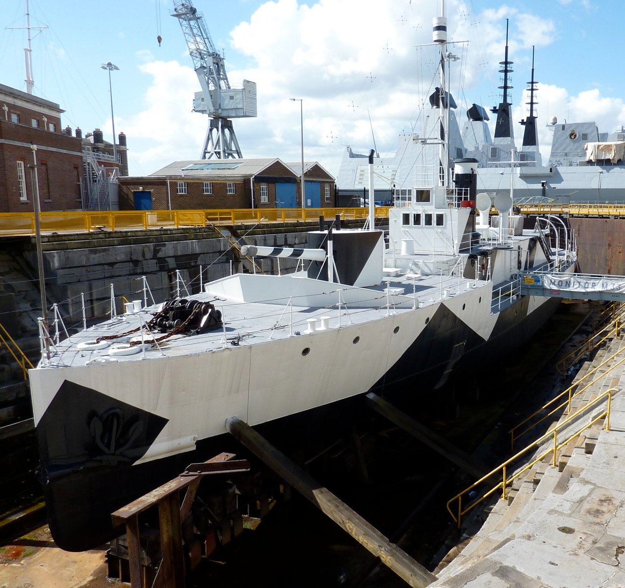 HMS M.33 at Portsmouth Historic Dockyard