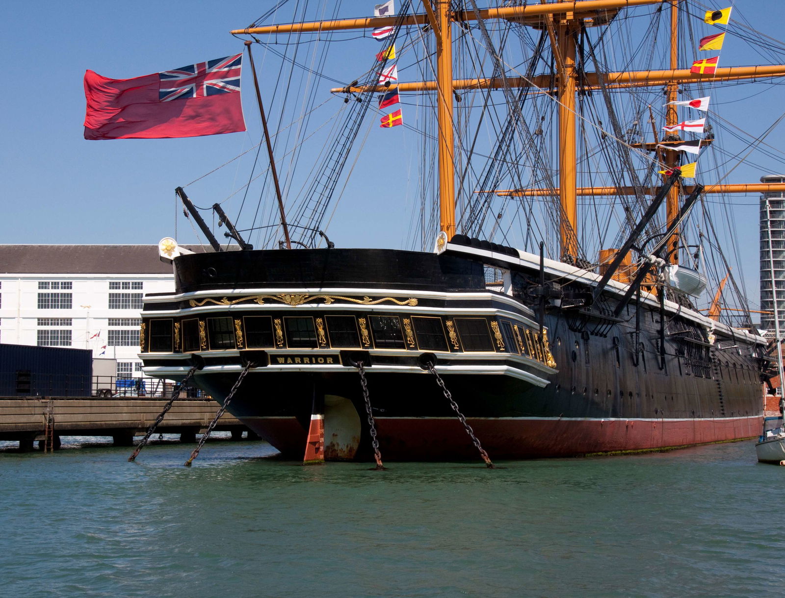HMS Warrior at Portsmouth Historic Dockyard