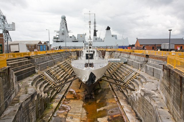 HMS M.33 at Portsmouth Historic Dockyard