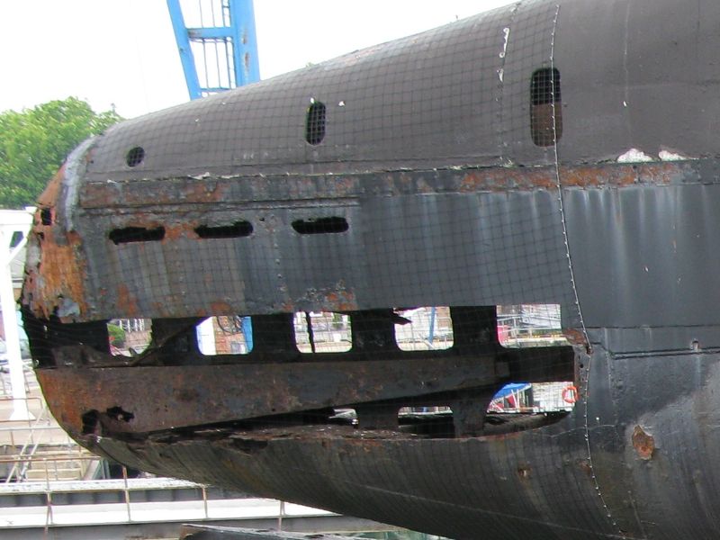 Royal navy Submarine Museum at Portsmouth Historic Dockyard